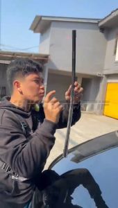 Klikoto 2 PCS Wiper Dual Karet Double Blade Frameless KHUSUS HONDA