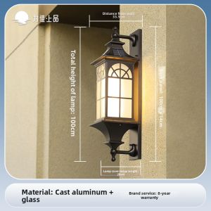 VINCAN | Solar Outdoor Waterproof Wall Light