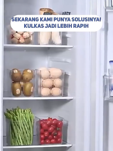 TAMA LIVING Yasu Rak Mini Tempat Saus Sambal Sachet Cemilan Kosmetik Rak Kulkas Serbaguna Rak Saus