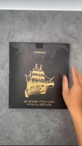 GIFTSET Bộ Quà Tặng Sổ Vươn Xa Biển Lớn & Bút Ký Cao Cấp Leon Dio Gentee Gold