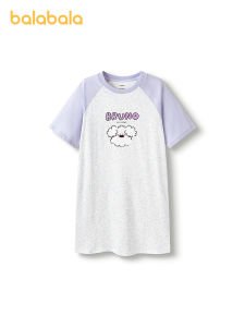 Balabala miiiiiiichan IP cô gái áo ngủ trẻ em nhà quần áo mùa hè Máy điều hòa ăn mặc tinh khiết bông