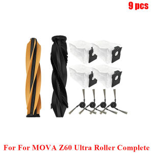 For MOVA Z60 Ultra Roller Complete/ Z60 Ultra Roller SA/ Trouver Z60 Ultra Parts Main Side Brush Mop Dust Bag Filter Accessories