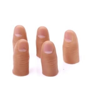 Rubber Fake Fingertip Magic Set Fingertip Magic Props Magician Accessories Creative Professional Halloween Gift