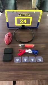 Basketball Stand Indoor and Outdoor Basketball Backboard Wall Mounted Adhesive Hook for Gyms Schools Home Gifts for Boys Girls