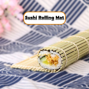 LoviRa Sushi Rice Rolling Roller Bamboo DIY Maker Sushi Mat Cooking Tools 24cmX24cm