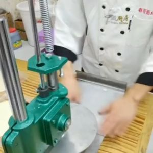 Manual dough press machine heavy-duty dough sheeter suitable for pizza pastry bakery and noodle making