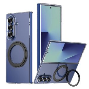 szhaiyu | Clear Acrylic Magnetic Phone Case For Samsung Galaxy Z Fold 8 Ultra Z Fold 8 Fold 7 Fold 6 Kickstand Shockproof Back Cover Funda