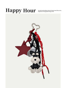 Shih Tzu Charm Bag Accessory Vintage & Luxe Style Handmade Gift for Couples
