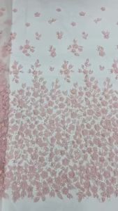 Blue Applique Flower Beads Lace Sequins Lace Fabric 2026 High Quality African Bridal for Wedding Dress Lace Fabric Sewing