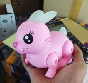 Mainan Anak Hewan Bergerak Elektrik LED Moving Animals Toys Menggunakan Tali