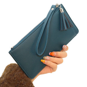 Long Ladies Wallet Portable Commuting Multi-Function Card Holder Mobile Phone Storage Bag Integrated Simple Design Youth Fashion