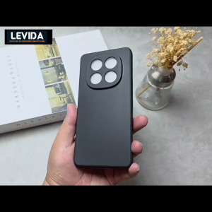 Case for Redmi Note 14 Pro 4G Macaron Square Black / Case Square Edge Redmi Note 14 Pro 4G