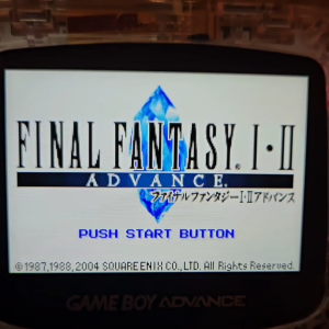 Final Fantasy I+II : ตลับเกม ไฟนอล แฟนตาซี 1+2 สำหรับเครื่อง GBA {มือสอง} ตลับแท้ ภาษาญี่ปุ่น