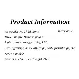 [Attracting wealth]  Red electronic light Plastic Moving Gift Battery LED light adjustable single-do