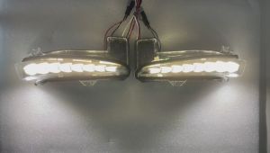 TCS TOYOTA ALPHARD VELLFIRE ANH40 2024-2025 CAR SIDE MIRROR LAMP CRYSTAL ALBINO DRL TURN SIGNAL LIGHT ACCESSORIES