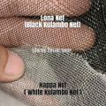 SOLD PER 1 YARD LONA NET (KULAMBO NET) BLACK 52 INCHES HEIGHT WINDOW OR DOOR SCREEN MAKAPAL AND GOOD QUALITY. 