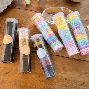 Colorful High-Elasticity Hair Ties for Women Durable Non-Damaging Hair Bands Cute Bungee Cord Hair Bands for Easy Updos