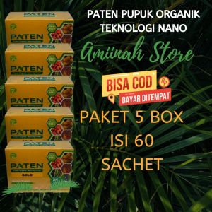 Pupuk Paten Gold Teknologi Nano Original 3Box4Box5Box dan 10 Box