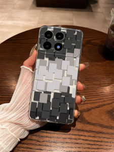 LingRong Redmi K90 K80Pro K70 K60 Turbo4 Note15 Creative Personalized Soft Silicone Phone Case Full Lens Protection Blocks Design