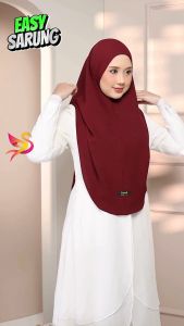 Tudung Sarung Aleesa CEY Ironless | Tiada Tali Ikat