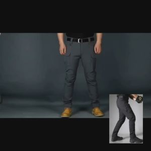 Executive X7 Mens Tactical Pants|High Elastic Composite Fabric Multi-Pocket Waterproof Breathable Outdoor Commute Versatile Casual Cargo Pants S-3XL