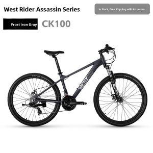 West Biking | Disc Brakes 24 Speed Shock Absorbing Mountain Bike