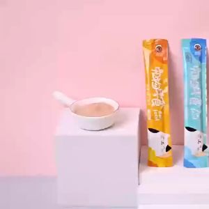 Bioline 10 Cat Snack Packs Pet Cat Wet Food Rawly Stick Pouch Soup Cat Wet Food Makanan Kucing Delicious Ciao Wet Food