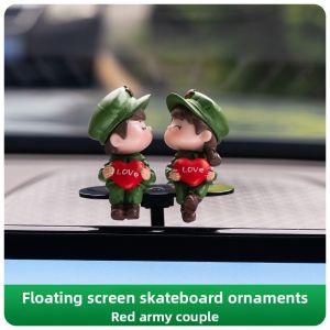 NBM | Cute Love Couple Creative Car Dashboard Decor