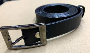 Thắt lưng 25cm đen đầu kim.