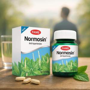 Fame Normosin Candy Anti Hipertensi 60 Tablets untuk Keseh atan Jantung သွေတိုးရောဂါဆေးပြား