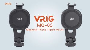 VRIG Magnetic Phone Holder For Tripod 360° Rotation Adjustable Universal Camera Phone Holder Tripod Phone Holder Adapter