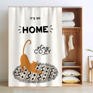 Curtain Che Quần Áo Phòng Ngủ Túi Đồ Bằng Vải Trắng Phong Cách Trung Hoa Trung Quốc Đa Năng Cho Phòng Ngủ Phòng Sách