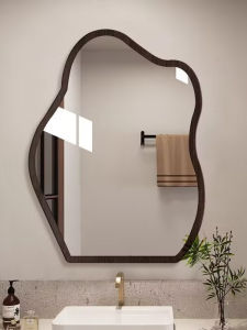 MU FENG ZHI NAN | Vintage Cloud Decor Wall Mount Desk Makeup Mirror