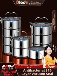 Olodo | 316 Stainless Insulated Multi-layer Lunch Box