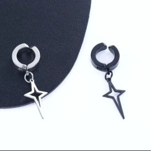 ANTING JEPIT LIOTIN BINTANG TITANIUM PRIA WANITA