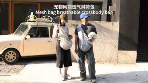 HIDREAM Pet Carrier Travel Bag Breathable Mesh Escape Proof Comfort Space Lightweight Ergonomic Strap Storage Pouch