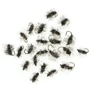 Griffiths Gnat Dry Fly Hackle Artificial Fishing Fly Lure Floating Tiny Insect Bait For Trout Panfish Stream Pond Fly Fishing