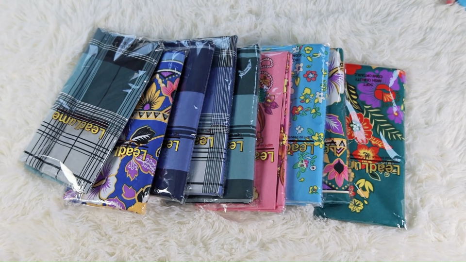 LEADLUME Kain Pelikat Lelaki Siap Jahit | Men Sarong Kain Sarung | Soft & Breathable Fabric | Corak Kotak & Jalur | Ready Stock Malaysia