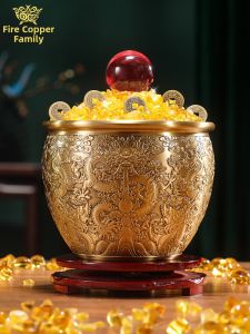 DATONGSHIJIA | Ornament Five Dragon Jar 8 Treasure Basin