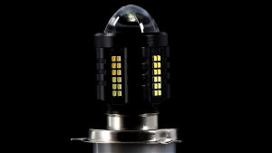 1PC Motorcycle Headlight LED Bulbs T19 P15D H4 H6 BA20D Two-color Hi Lo beam Waterproof Motorbike Sport light Fog Lights DC12V-60V