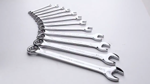 Bộcờ lê 8 đến 24mm tiêu chuẩn USA khóa vòng miệng 8/14 Pcs Bộ cờ lê ổ cắm