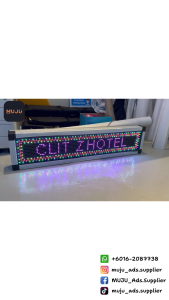 【READY STOCK】LED DISPLAY SIGN BOARD P10 Mobile App Wifi Outdoor Running  Waterproof Color SIGNBOARD (Long SIze)