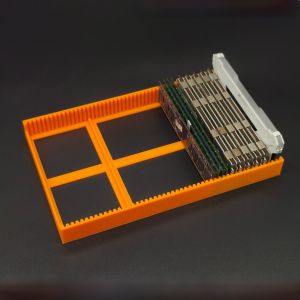 Simple Desktop Memory Storage Box RAM Strip Organizer Plastic Holder Office Area Universal Storage Solution Small Portable Size