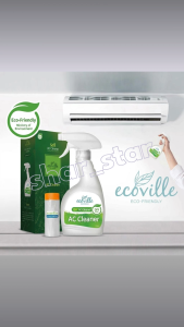Ecoville Eco-Friendly DIY Air Conditioner Cleaning Detergent Odor Removal Mold Removal Cleaner 500ml AC Spray