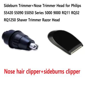 Sideburn Trimmer+Nose Trimmer Head for Philips S5420 S5090 S5050 Series 5000 9000 RQ11 RQ32 RQ1250 Shaver Trimmer Razor Head
