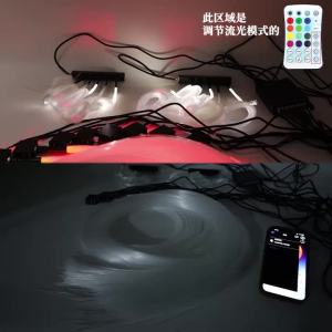 Led Star Roof Starlight Headliner RGB Remote Control Fiber Optic Lamp APP Voice 16W Twinkle Starry Sky Car Star Ceiling Light
