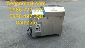 Máy rang hạt ngũ cốc dùng gas 15kg/mẻ phiên bản mới giữ nhiệt tốt hơn