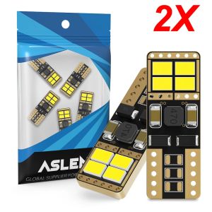 2x 9-60V 12V 24V W5W T10 LED CANBUS No Error 5W5 3020 Super Bright Car Parking Position Lights Interior Map Dome Lamp 6000K