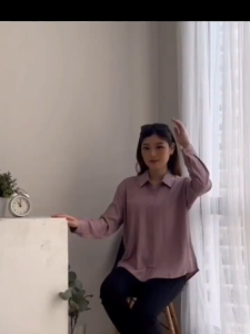 KEMEJA WANITA BASIC OVERSIZE RAYON TWIL TERBARU // GRATIS ONGKIR KEMEJA WANITA