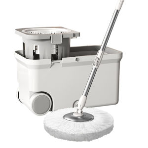 TEITEIRO | No-Hand Wash Spin Mop Floor Cleaning Tool